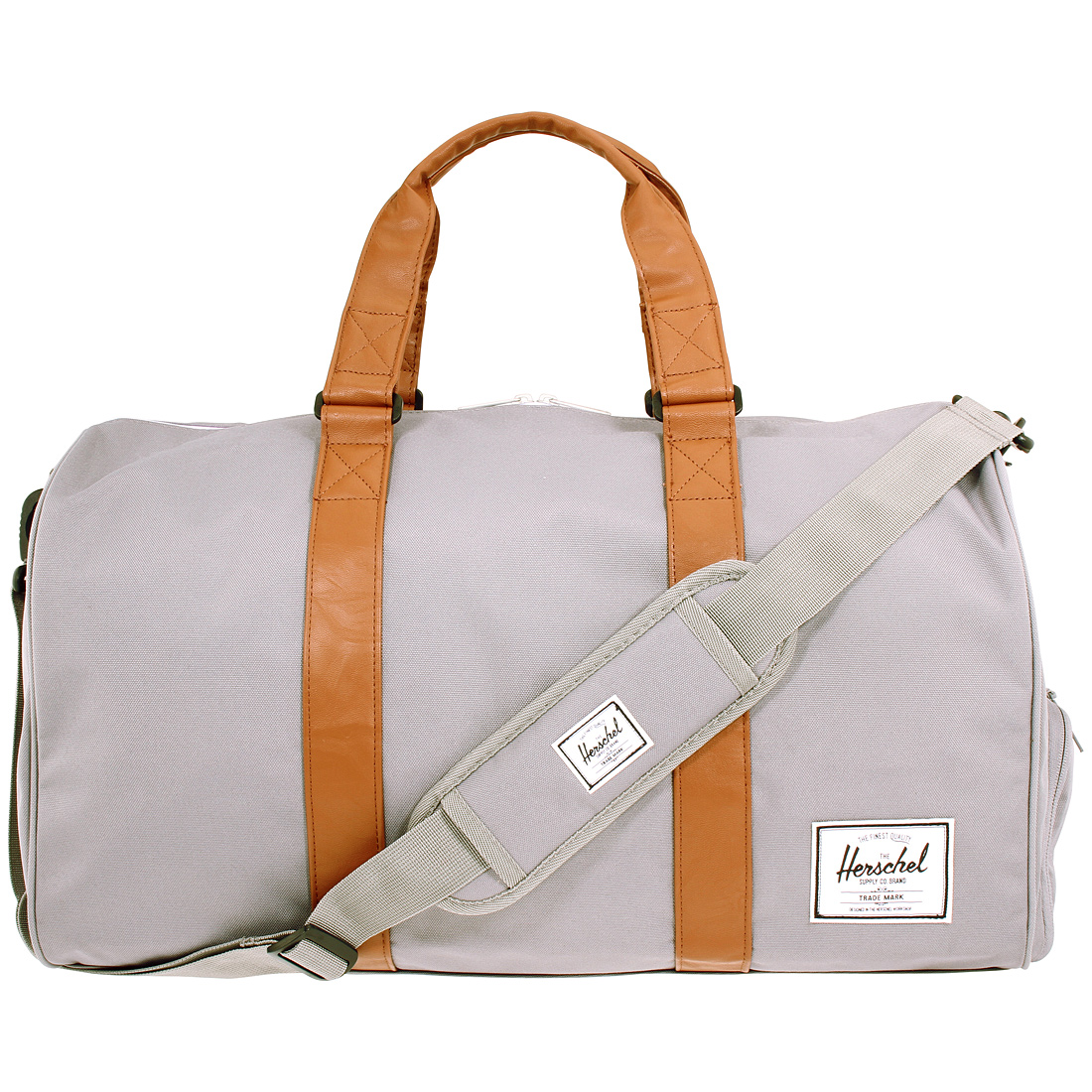 Herschel Novel Unisex One Size Grey Fabric Duffle Bag 10026-00061-OS | eBay