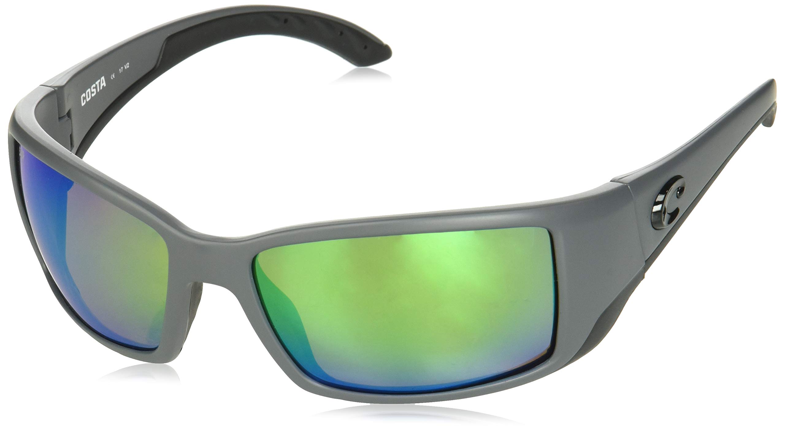 Costa Blackfin Matte Grey Green Mirror Lens Men's Sunglasses BL98OGMP ...