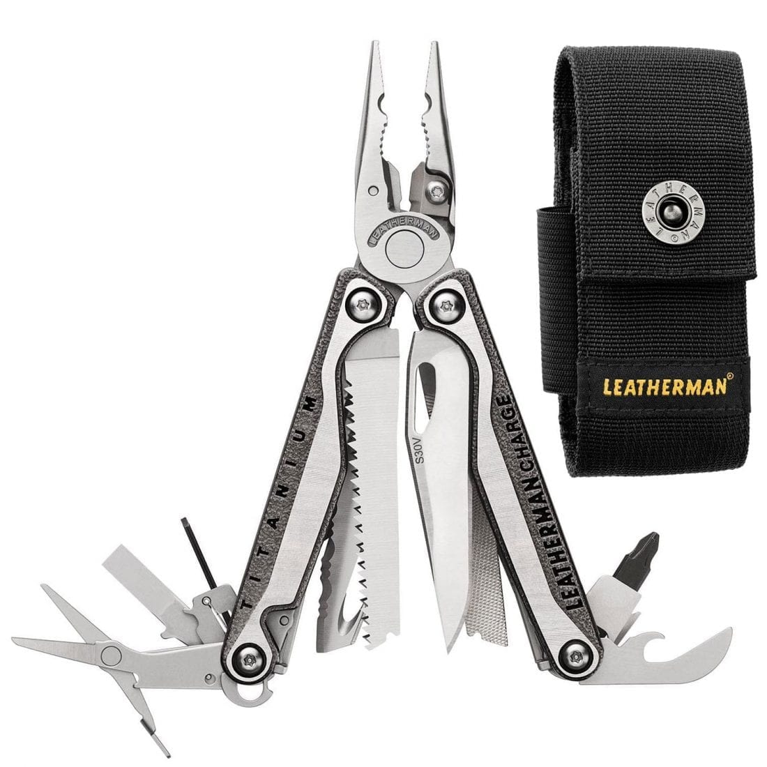 Leatherman Charge Plus TTI 420HC Stainless Steel/Titanium Multitool