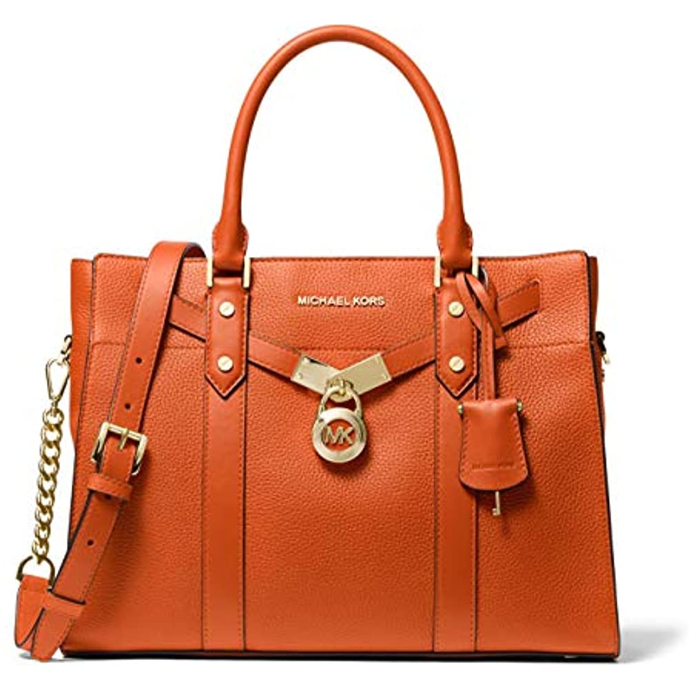 michael kors orange satchel