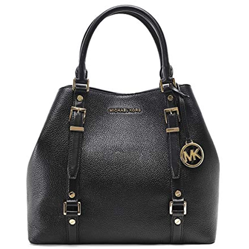 Michael Kors Bedford Legacy Ladies Large Black Leather Tote Bag ...
