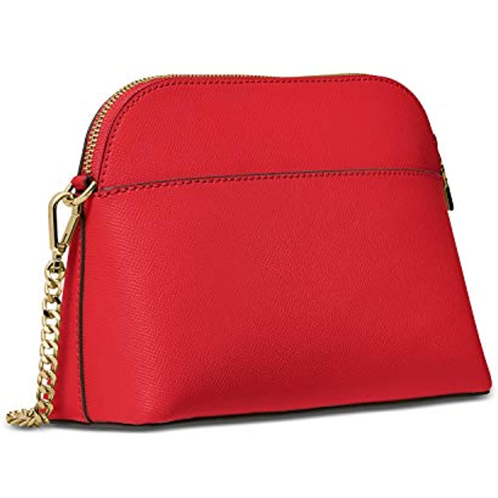 Michael Kors Dome Ladies Large Bright Red Leather ...