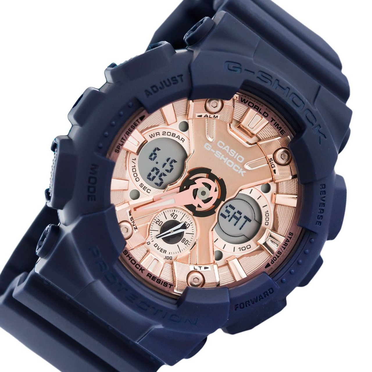 casio wrist watch rose gold