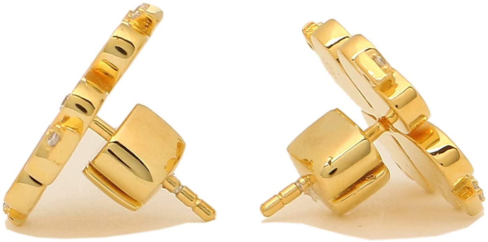 Kate Spade Legacy Logo Two Tone One Size Stud Earrings WBRUH493143 98686751132 eBay