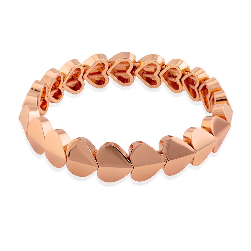 Kate Spade Heritage Spade Heart Rose Gold Expandable Bracelet