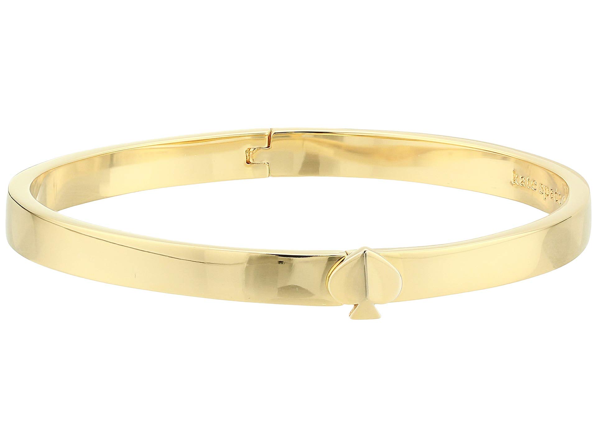Kate Spade Heritage Spade Thin Button Gold One Size Bangle Bracelet ...