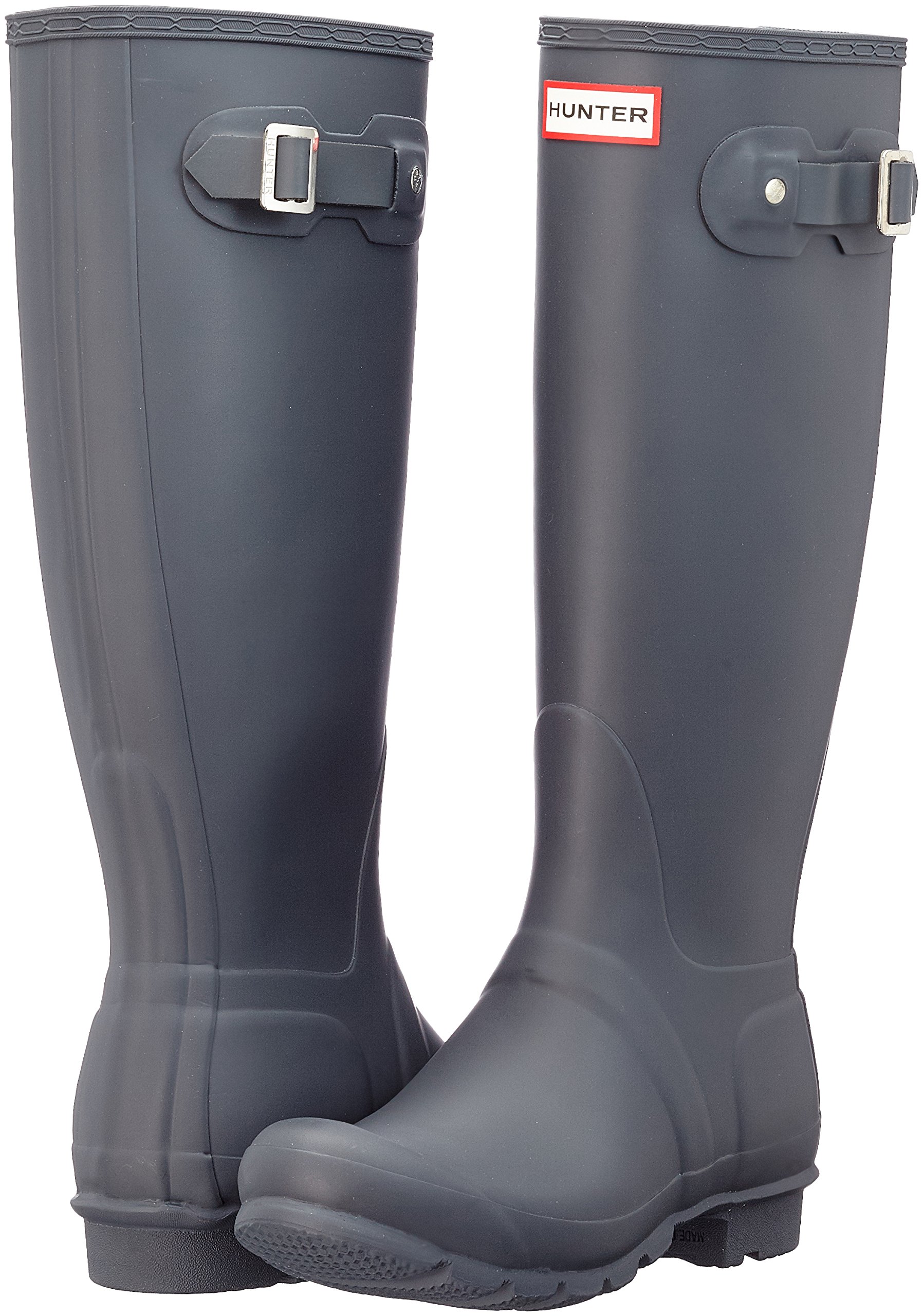 Hunter Original Tall Ladies Dark Slate Grey Rain Boots 9 5054916097727