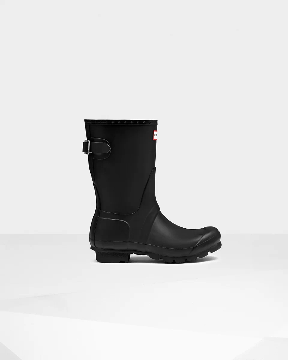 ladies black rain boots