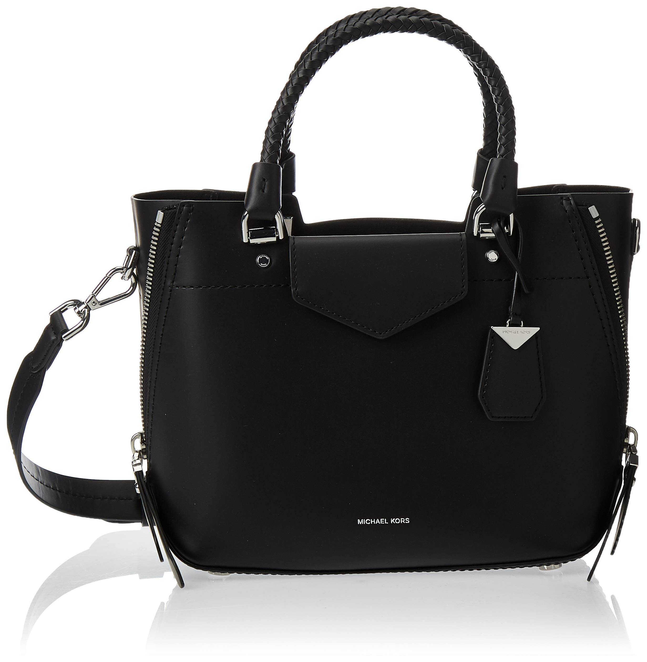 Michael Kors Blakely Ladies Medium Leather Satchel Handbag ...