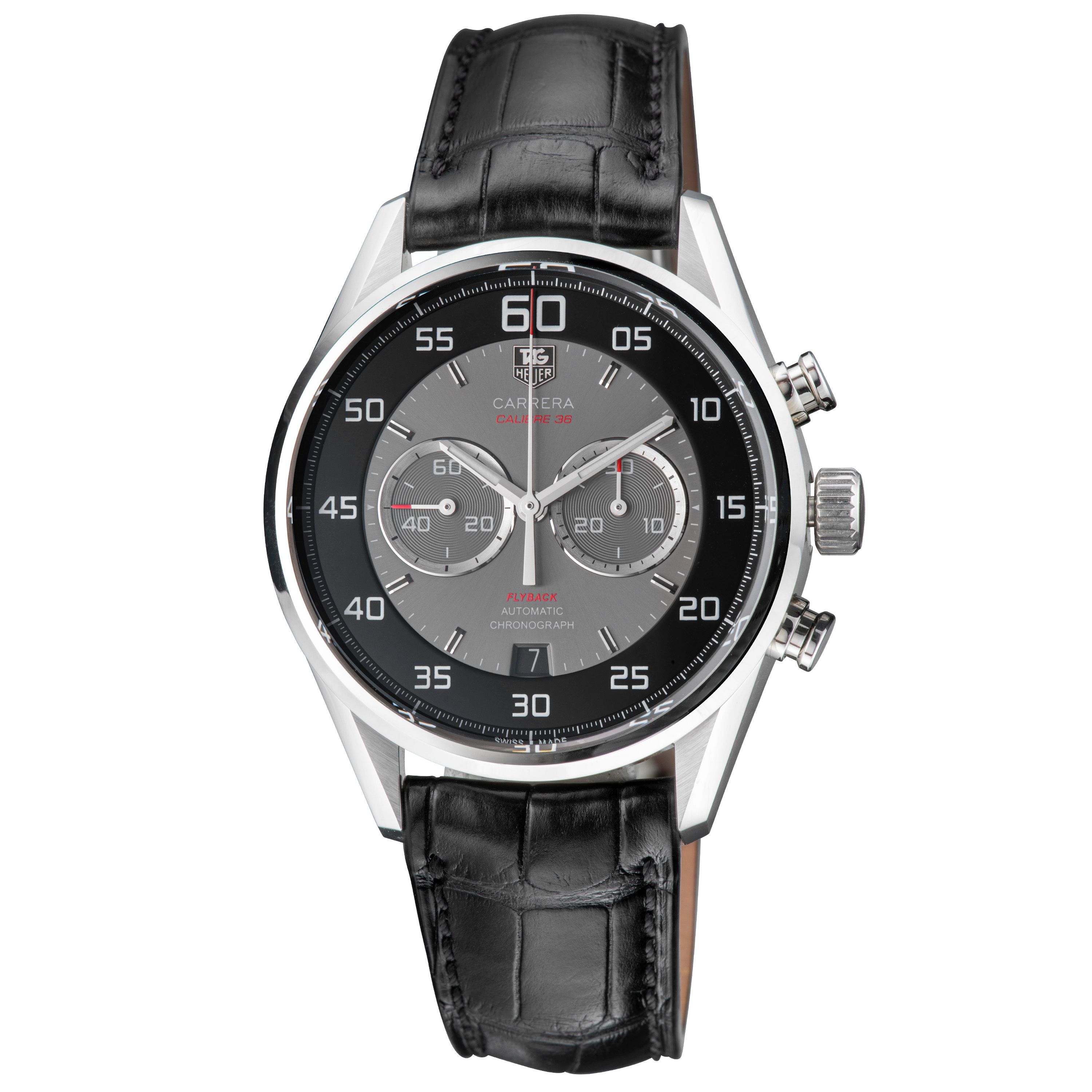 Tag Heuer Carrera Automatic Grey Dial Men's Watch CAR2B10.FC6235 | eBay