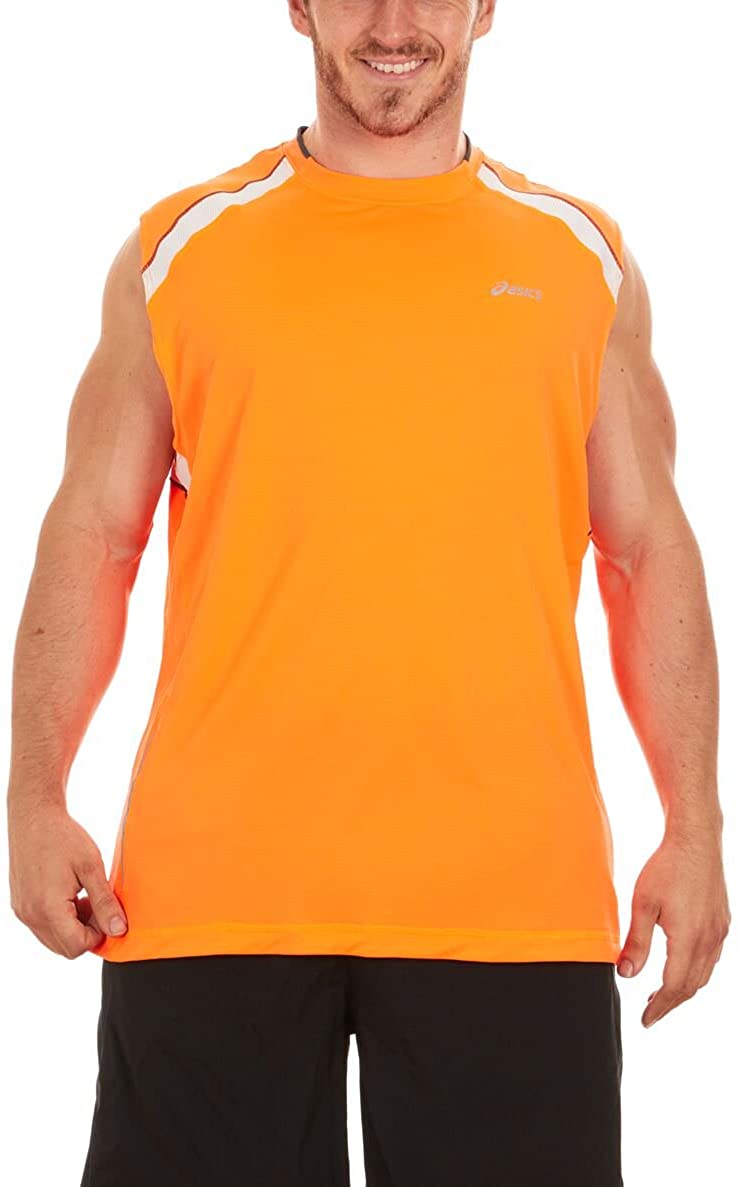 orange running clothes