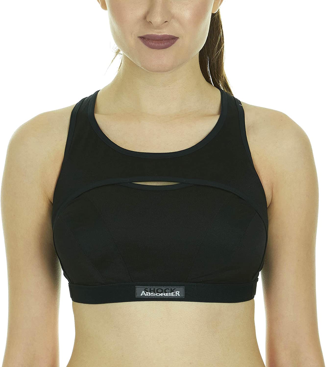 Shock Absorber Racerback Ladies Black Sports Bra Size 38B V518BLK38B eBay
