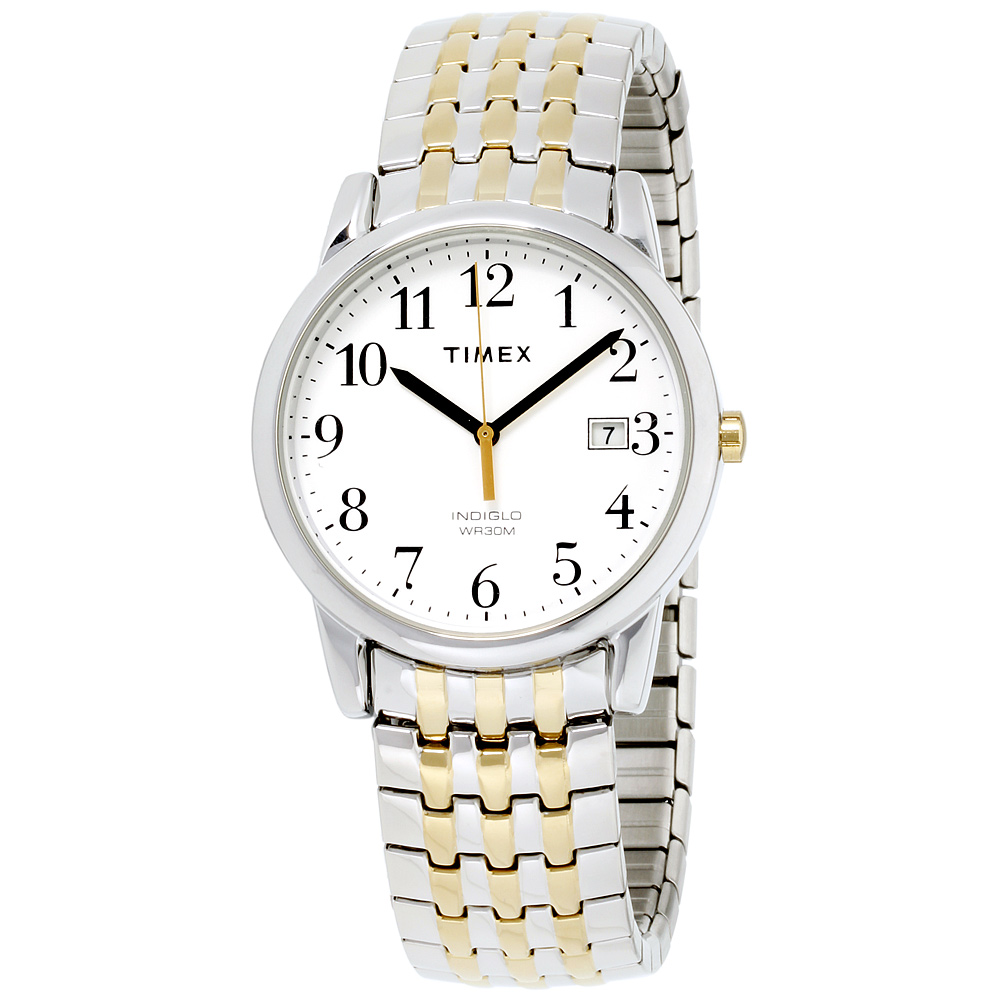 Timex Easy Reader Quartz Movement White Dial Men's Watch T2P295 | eBay