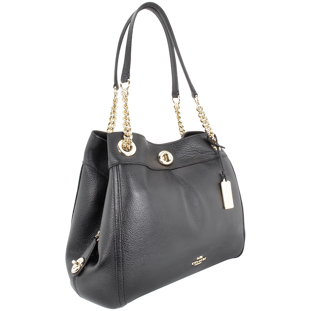 coach edie turnlock bag