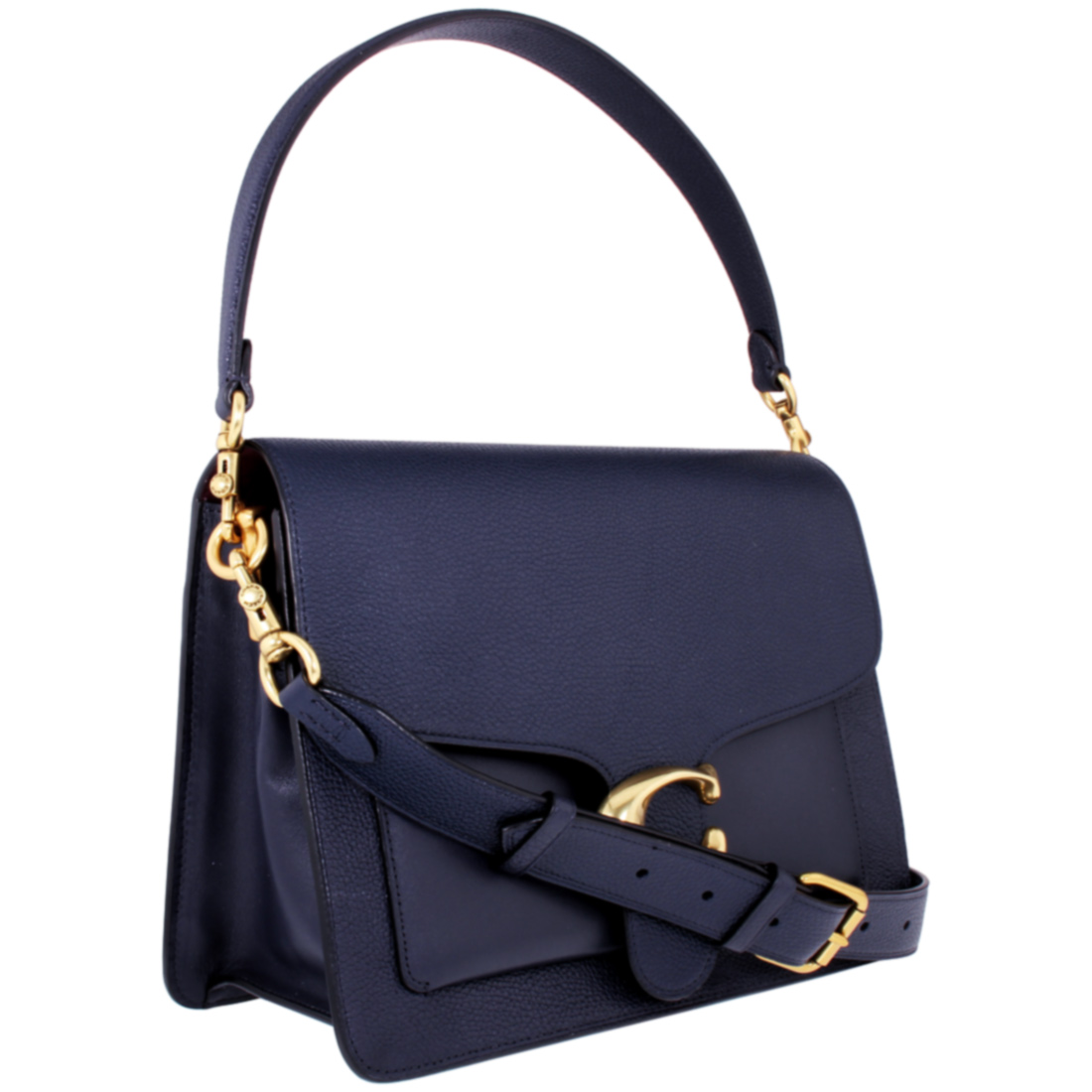 Coach Tabby Ladies Small Midnight Navy Leather Shoulder Bag 73724B4BHP ...
