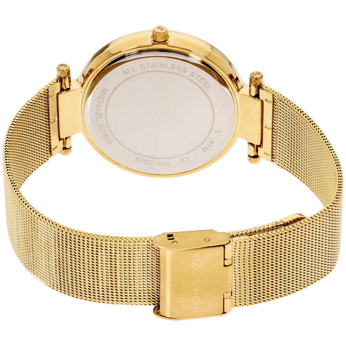 Michael Kors Darci Quartz Movement Gold Dial Ladies Watch MK3368 | eBay