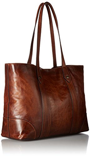 Frye Melissa Ladies Medium Cognac Leather Tote Bag 34DB181-COG