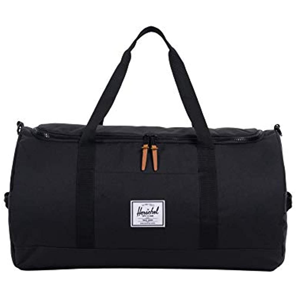Herschel Sutton Unisex XLarge Black Cotton Duffel Bag 1034803020OS eBay