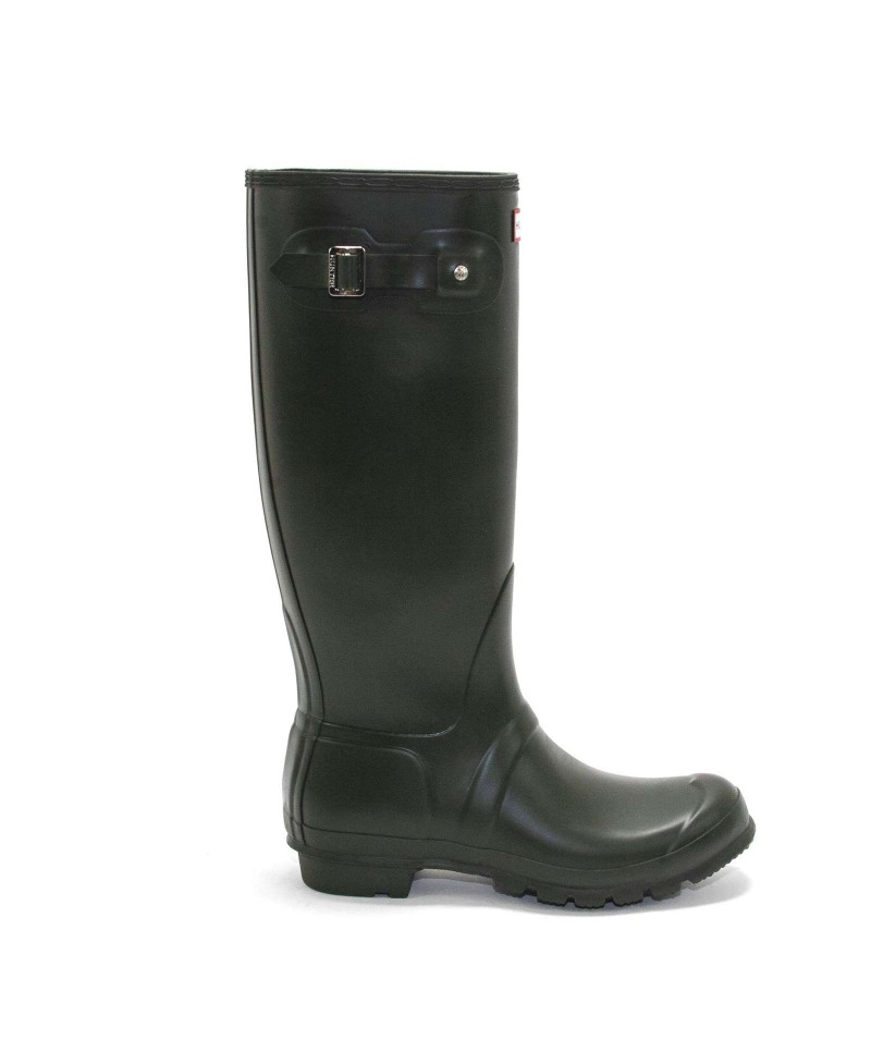 dark olive gloss hunter boots