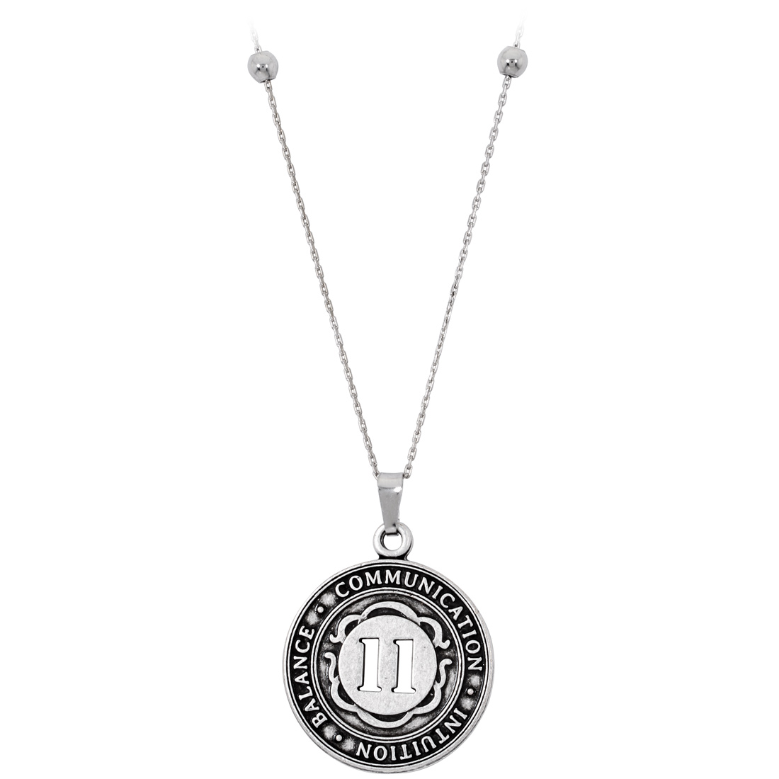 Alex And Ani Numerology Number 11 Silver One Size Necklace