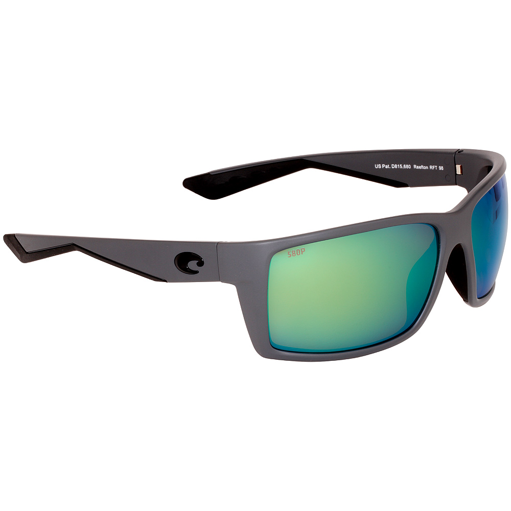 Costa Plastic Frame Green Mirror Lens Unisex Sunglasses RFT98OGMP eBay
