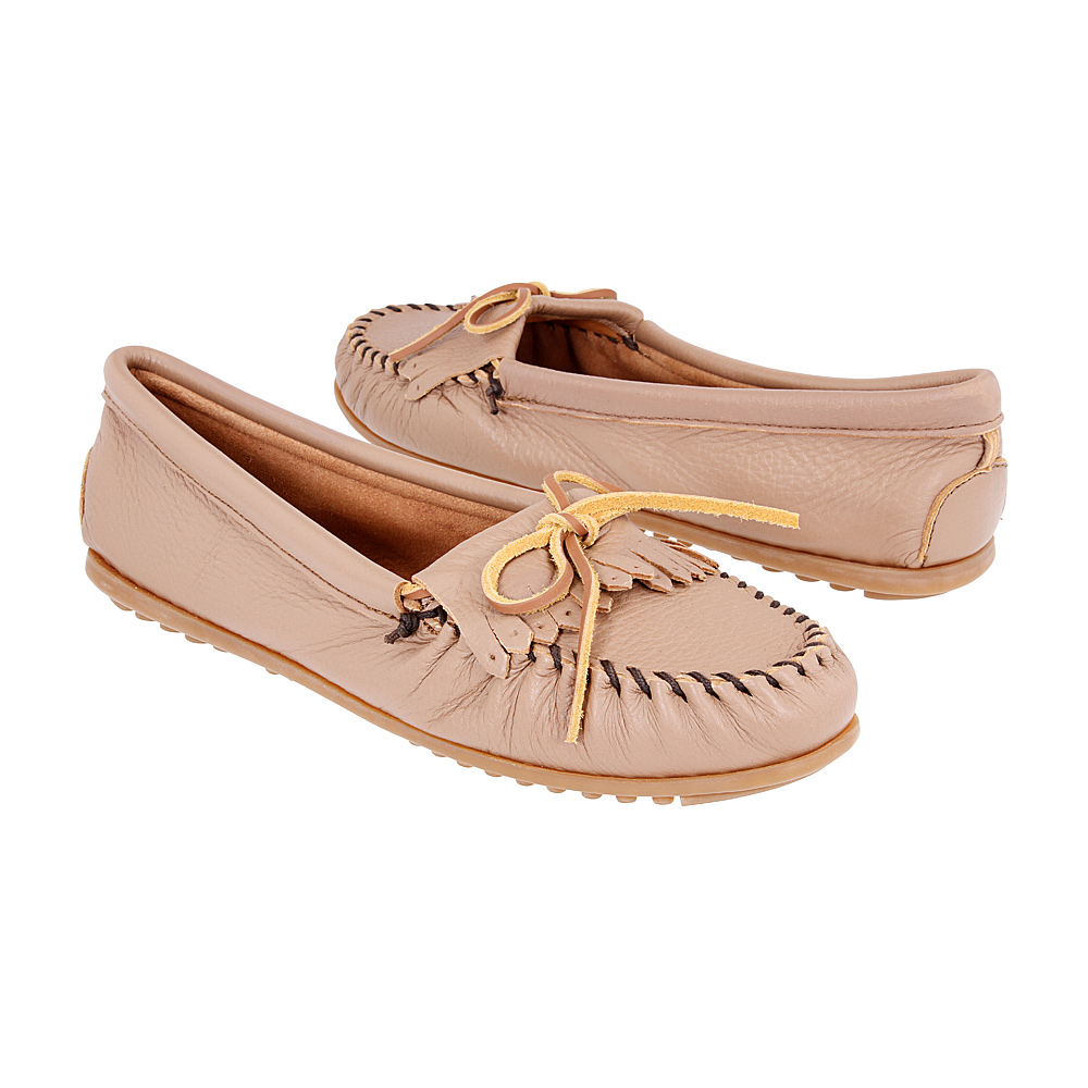 minnetonka women's double deerskin softsole moccasin