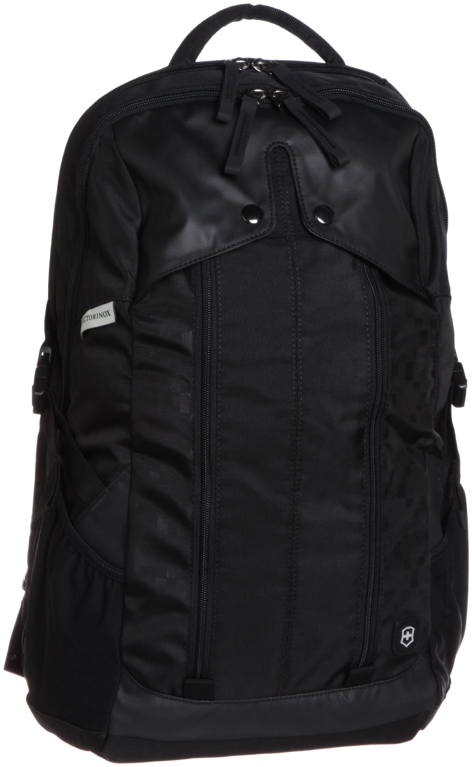 Victorinox Slimline Men's Large Black Fabric Laptop Backpack 32389001 ...