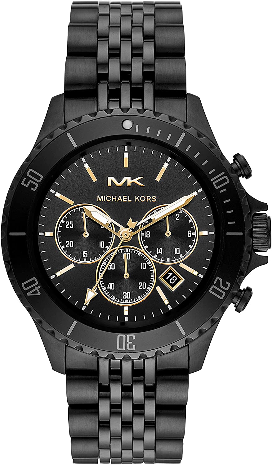 Michael Kors Bayville Quartz Movement Black Dial Men's Watches MK8750 ...