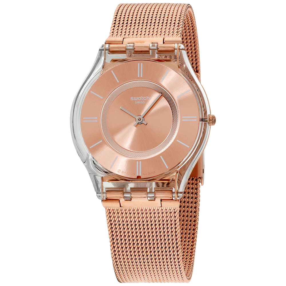 swatch rose gold