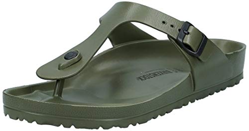 Birkenstock Unisex Gizeh Essentials EVA Sandals, Khaki, 37 R EU