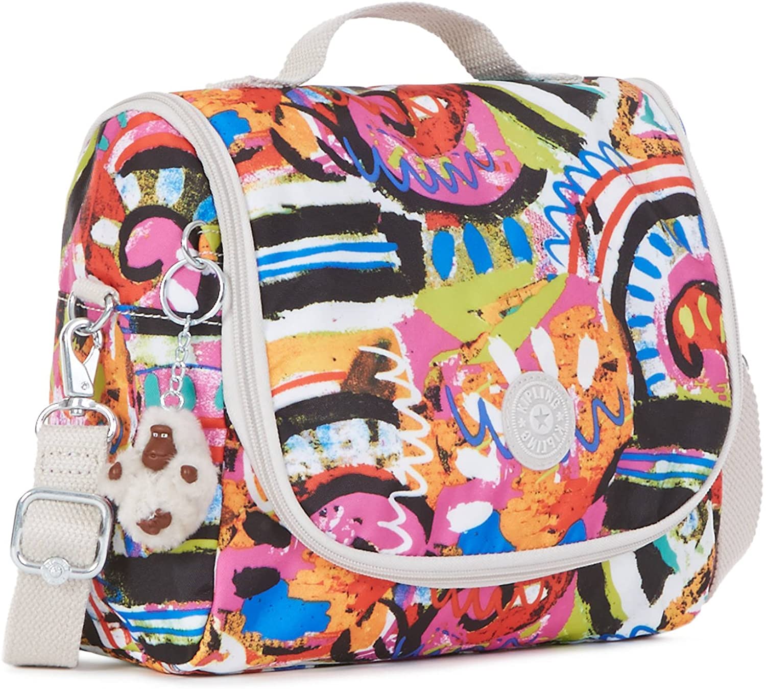 Kipling Kichirou Ladies Small Burst Bright Nylon Lunch Bag