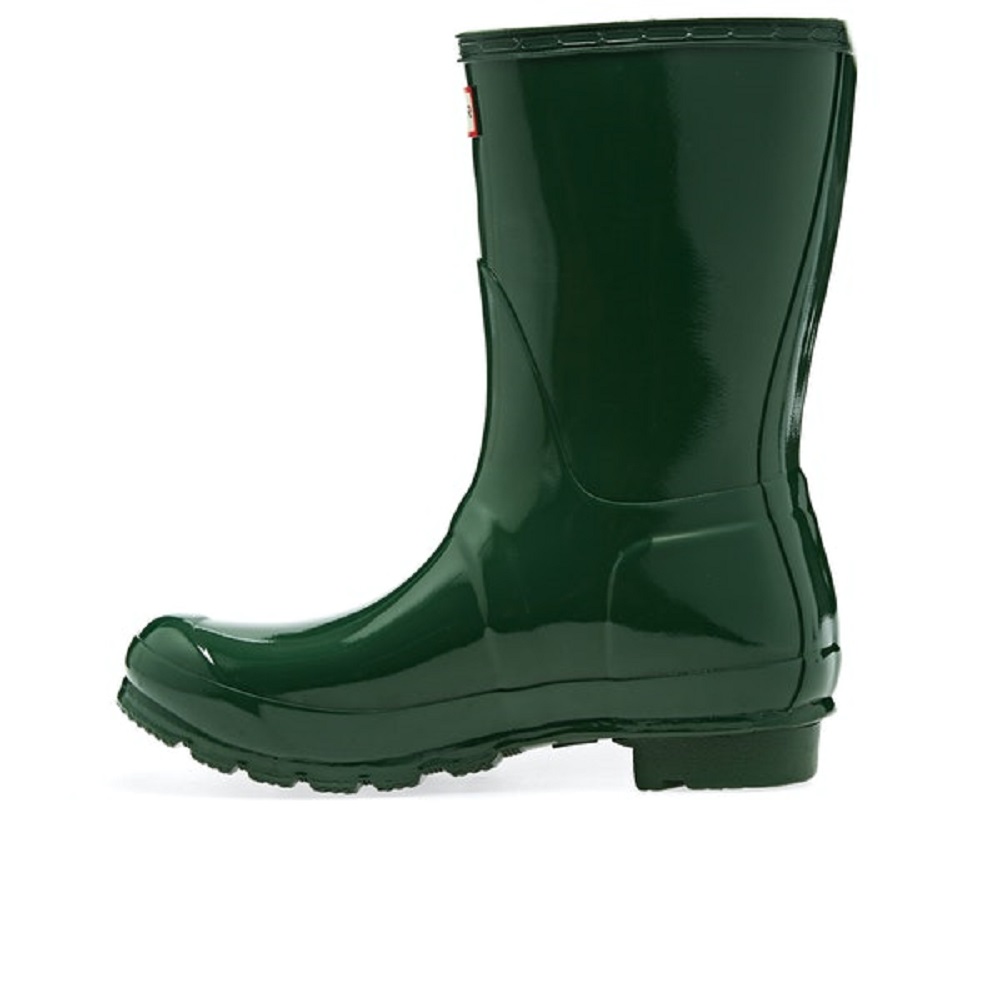 Hunter Original Short Gloss Ladies Hunter green Boots 9 5054916140270