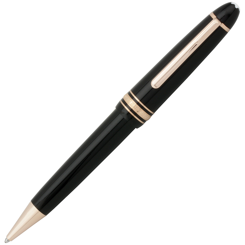 montblanc pix black ballpoint