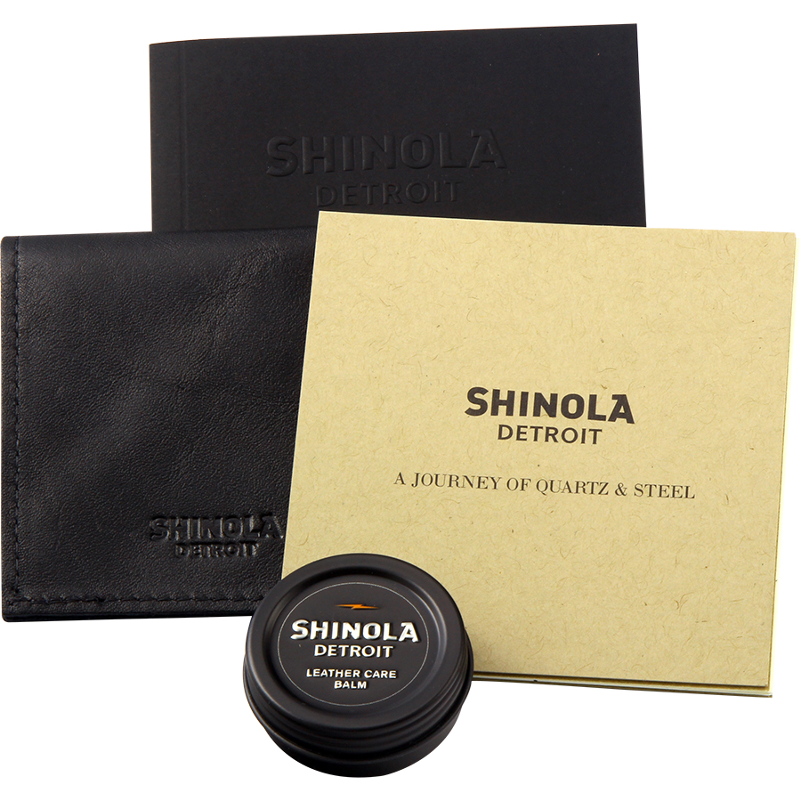 shinola men's canfield's black dial watch