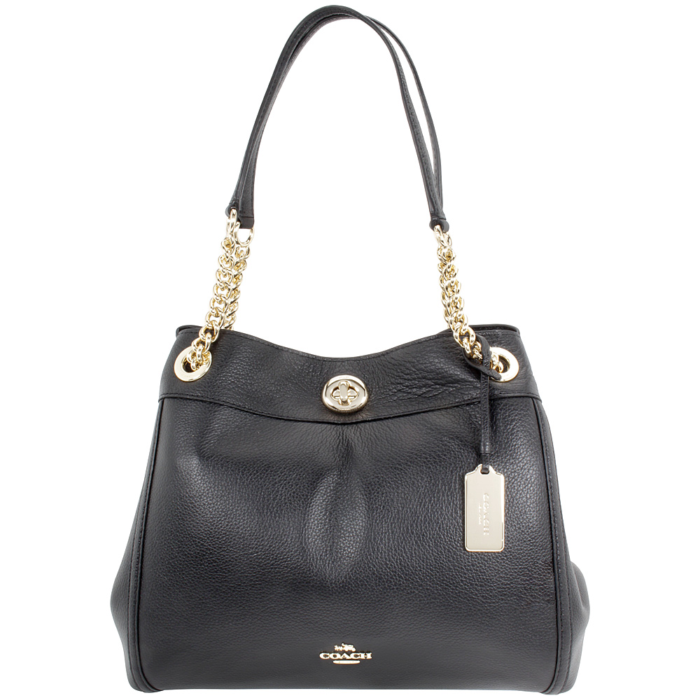 coach edie turnlock bag