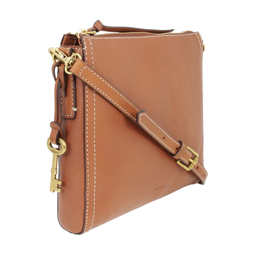 Fossil Emma EW Ladies Medium Brown Leather Crossbody Handbag ZB6842 723764508819 | eBay
