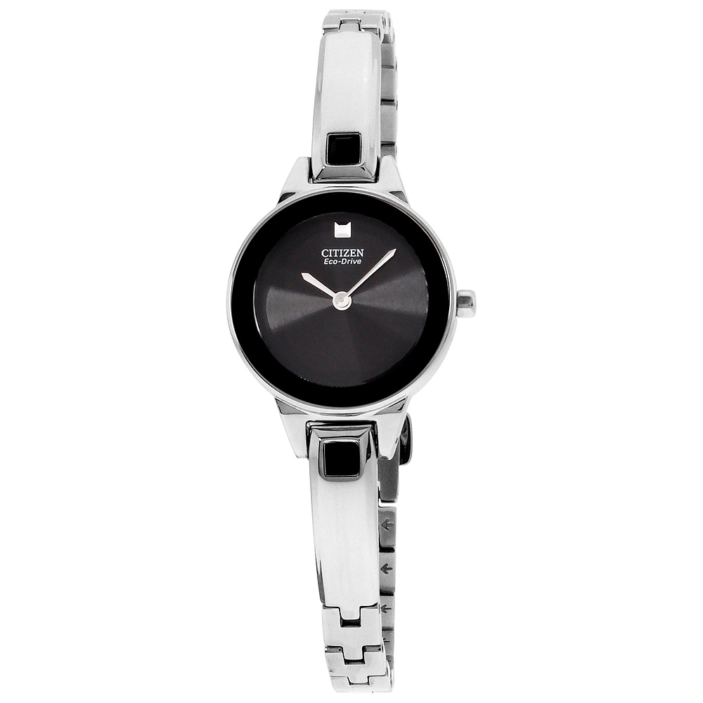 Citizen Axiom Eco-Drive Black Dial Ladies Watch EX1320-54E 13205105630 ...