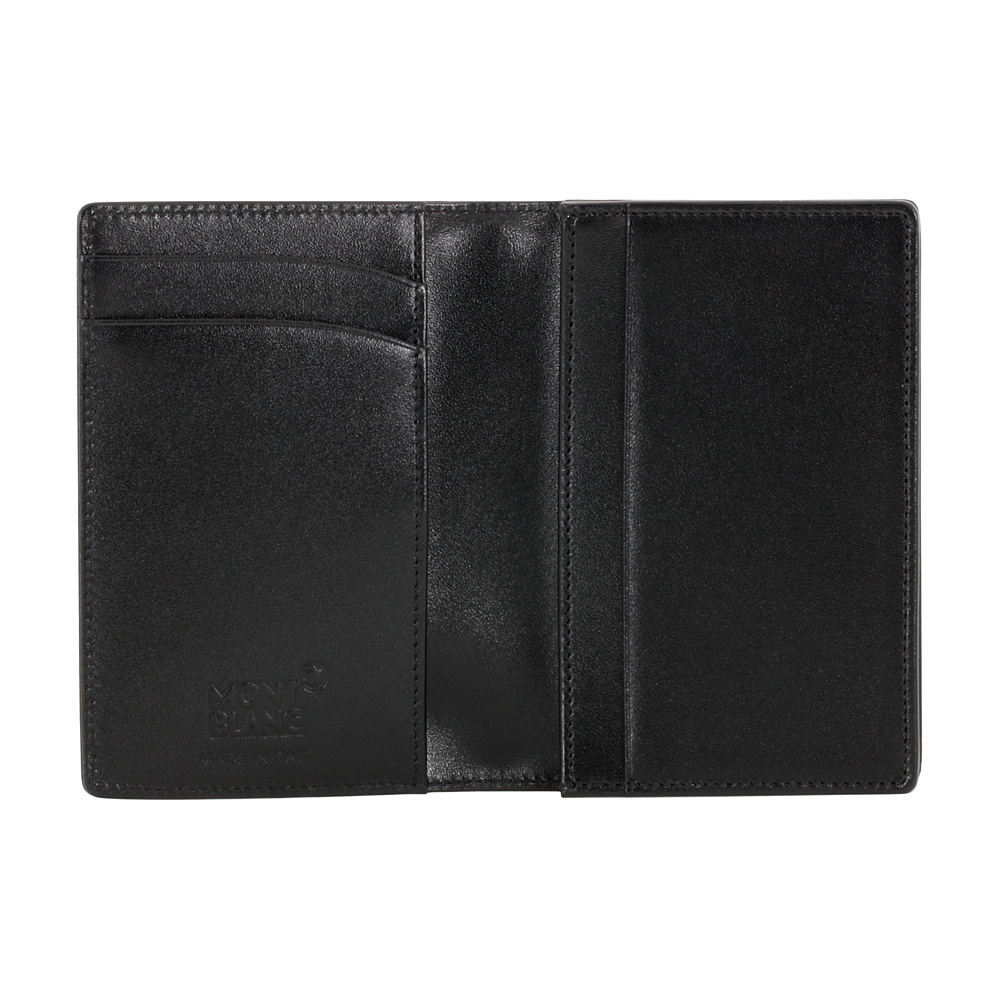 Montblanc Meisterstuck Men&#39;s Small Leather Business Card Holder with Gusset 7167 | eBay