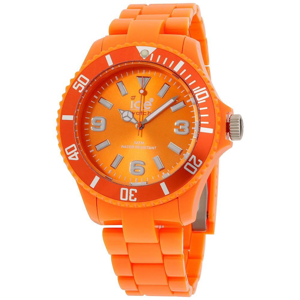 orange dial mens watches