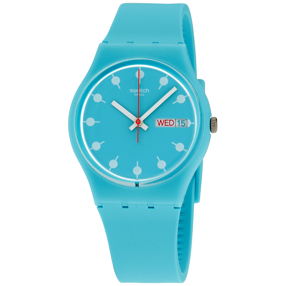 Swatch Originals Quartz Movement Turquoise Dial Unisex Watch GL700 | eBay