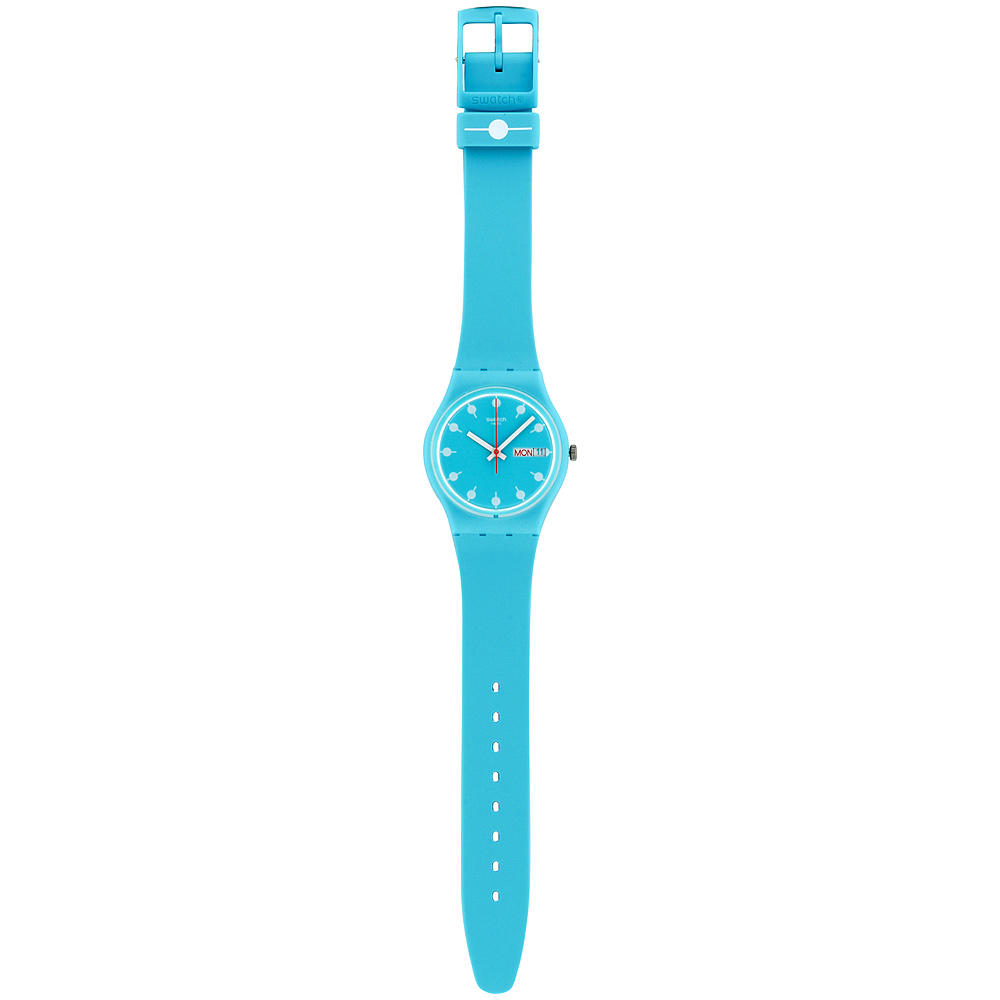 Swatch Originals Quartz Movement Turquoise Dial Unisex Watch GL700 ...