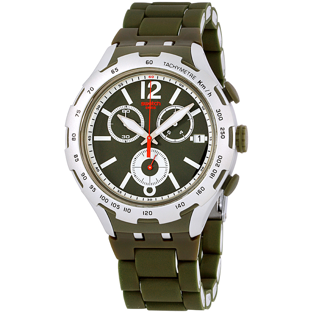 Swatch Irony Quartz Movement Green Dial Mens Watch Yys4022ag