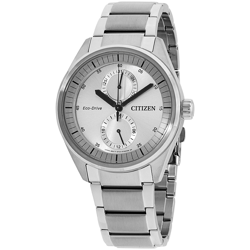 citizen eco drive silver and gold