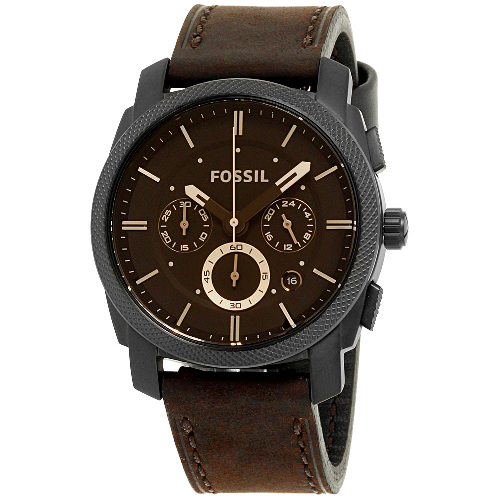 Fossil Machine Quartz Movement Black Dial Men's Watch FS4656