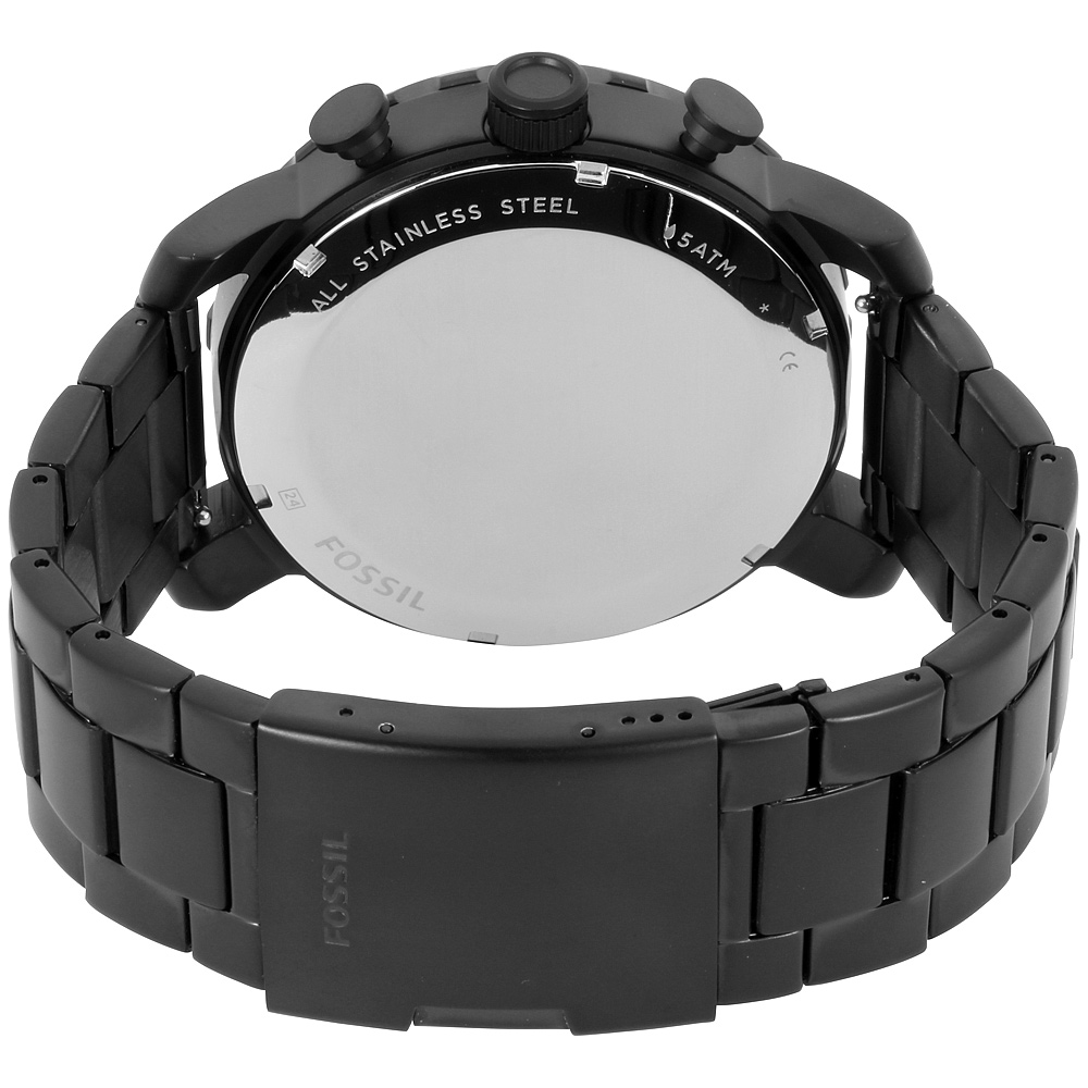 Fossil Nate Quartz Movement Black Dial Men's Watch JR1356 691464876173 eBay