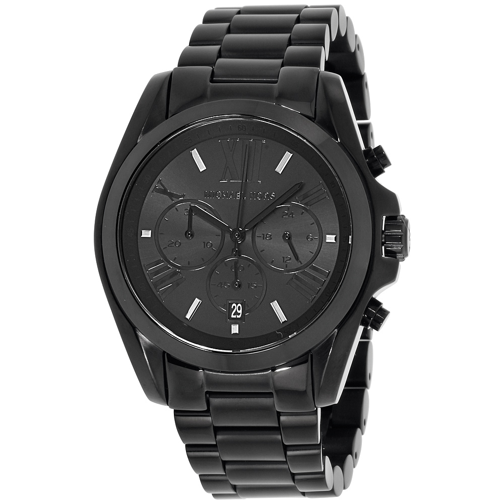 Michael Kors Bradshaw Quartz Movement Black Dial Unisex Watch MK5550 ...