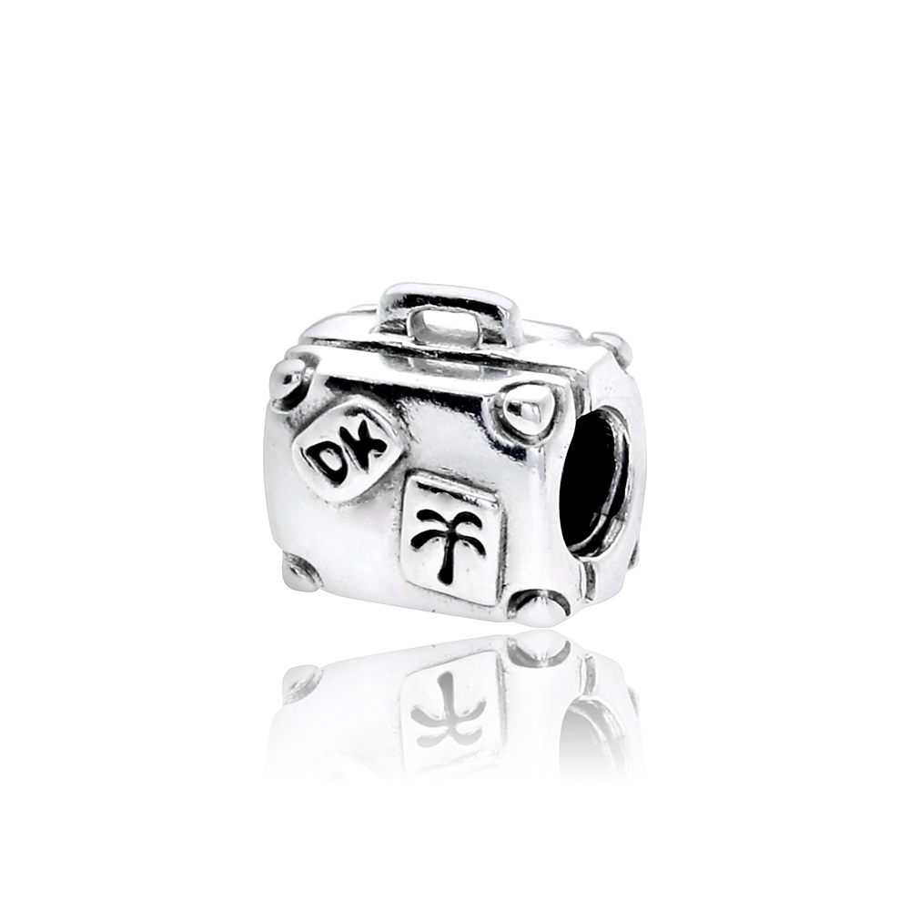 Pandora Suitcase Silver Charm 790362 | eBay