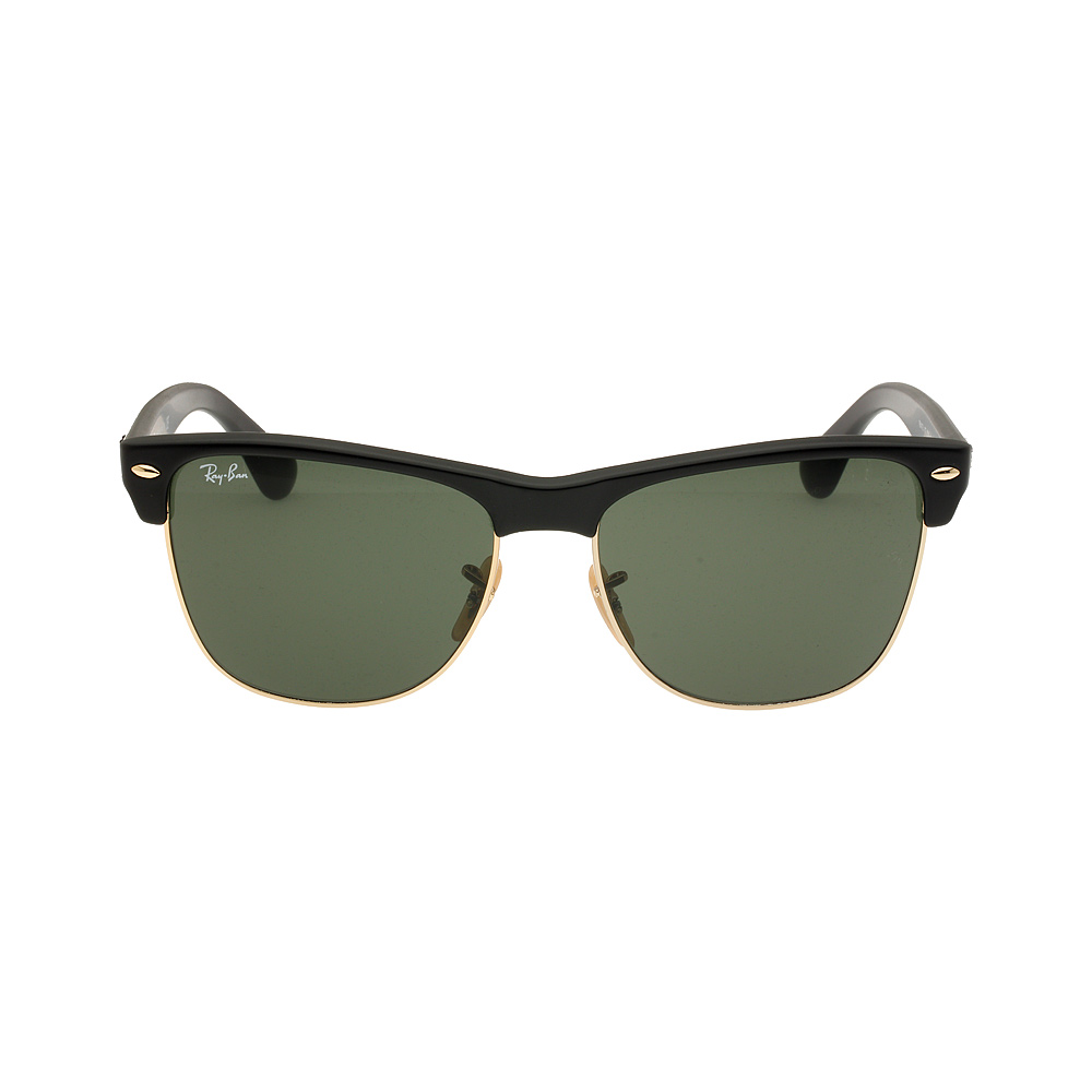 RayBan Clubmaster Oversized Green Classic Lens Unisex Sunglasses