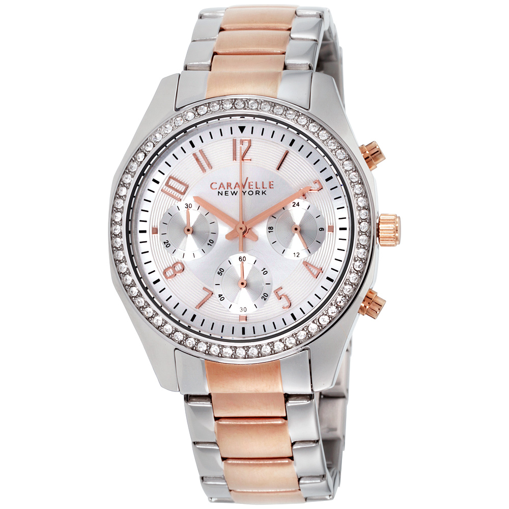 Caravelle Melissa Quartz Movement Silver Dial Ladies Watch 45L148 ...